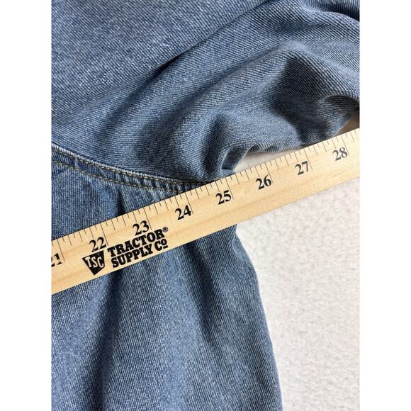 Jessica Simpson Denim Jean Trucker Jacket Blue Medium Wash Womens Size 2X - Picture 5 of 7